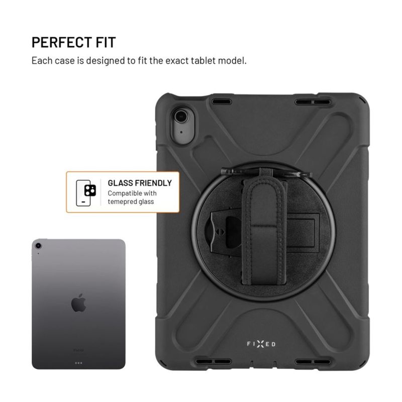 4. Fixed FIXED Rugged tablet case for Apple iPad 10.9" (2022)/iPad 11" (2025), black