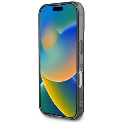 5. Karl Lagerfeld IML Rhinestones Karl Head Case for iPhone 16 Black