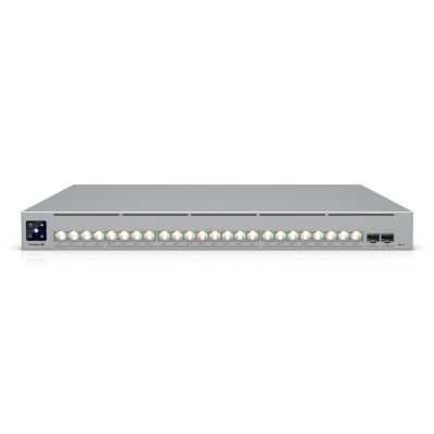 Ubiquiti UniFi ECS-24-POE Network Switch Managed L2/L3 10G Ethernet (100/1000/10000) PoE Support 1U Gray