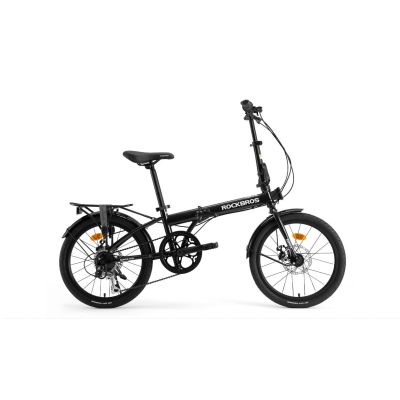 ROCKBROS SKN 20" Folding Bike, Black