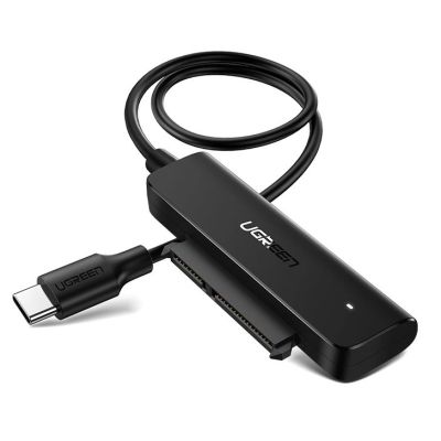 Ugreen adapter HDD SSD 2.5'' SATA III 3.0 - USB Type C 3.2 Gen 1 (SuperSpeed ​​USB 5 Gbps) black (70610 CM321)
