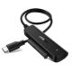 Ugreen adapter HDD SSD 2.5'' SATA III 3.0 - USB Type C 3.2 Gen 1 (SuperSpeed ​​USB 5 Gbps) black (70610 CM321)