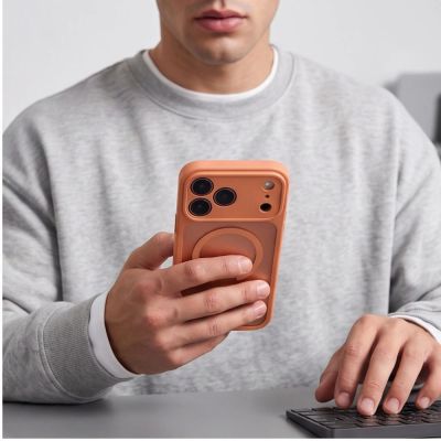 5. Tech-Protect BasicMag MagSafe case for iPhone 17 Pro / 18 Pro - matte orange