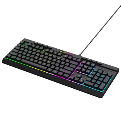6. Wozinsky WKG-1044 Wired Backlit Membrane Gaming Keyboard - Black