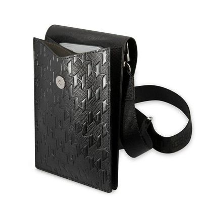 3. Karl Lagerfeld Handbag KLWBSAMSMK black/black Monogram Plate