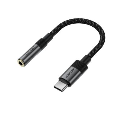 Acefast J12 USB-C to 3.5mm mini jack adapter - black