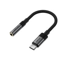 Acefast J12 USB-C to 3.5mm mini jack adapter - black