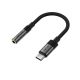Acefast J12 USB-C to 3.5mm mini jack adapter - black