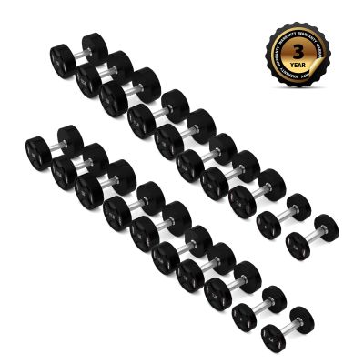 HPC SET POLYURETHANE DUMBBELL SET 2 x 2.5 - 25 KG CPU (275 KG) HMS