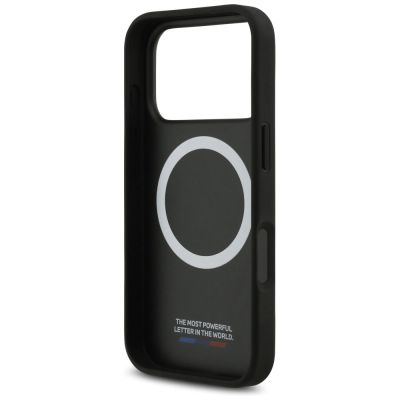 7. BMW M Carbon Tricolor Line MagSafe Case for iPhone 17 Pro - Black