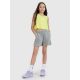 4. Girls' oversize printed crop top 4F 4FJWSS25TSLEF112-45S