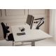 2. BakkerElkhuizen Bakker Elkhuizen Flexible Dual - Mounting Kit - Adjustable Dual Arm - For 2 Monitors - Aluminum, Steel, ABS Plastic, Thermoplastic Rubber (TPR), Polyamide (PA6) - Dark Gray - Screen Size: 43.18-88.9 cm (for flat screen)