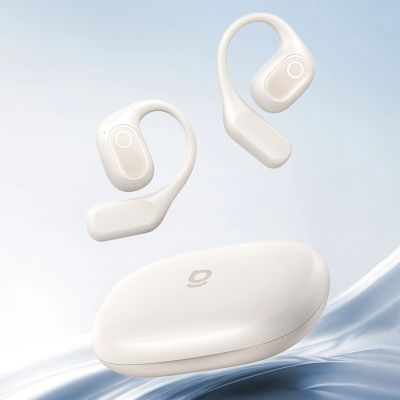 12. OWS Baseus Eli 2i Fit Headphones with Ear Hooks - White