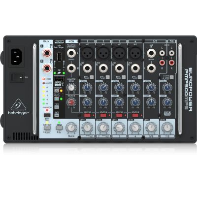 Behringer PMP500MP3 8-Channel Audio Mixer Black