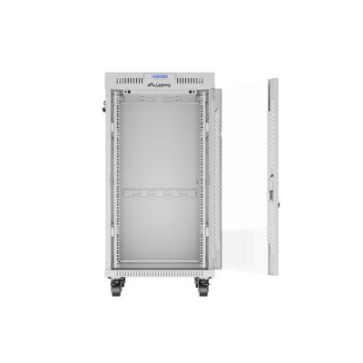 4. Lanberg FF01-6822-12SL 22U Freestanding Rack Gray