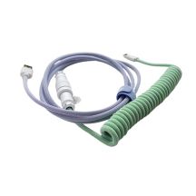 Ducky Premicord USB Cable 1.8m USB A USB C Blue, Green