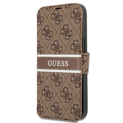 Guess GUBKP13L4GDBR iPhone 13 Pro / 13 6.1" brown/brown book 4G Stripe