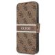 Guess GUBKP13L4GDBR iPhone 13 Pro / 13 6.1" brown/brown book 4G Stripe