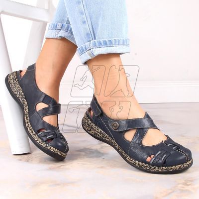 13. Velcro comfortable sandals Rieker W 46377-14