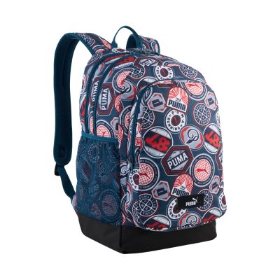 2. Puma Academy Backpack Blue and Red AOP 91150 27