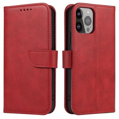2. Magnet Case with Flip for Samsung Galaxy S25+ - Red