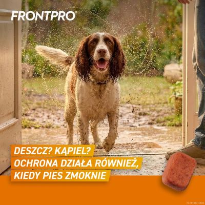 6. FRONTPRO Flea and tick tablets for dogs (>10-25 kg) - 3x 68mg