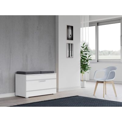 6. OPAL WHITE SHOE CABINET