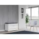 6. OPAL WHITE SHOE CABINET