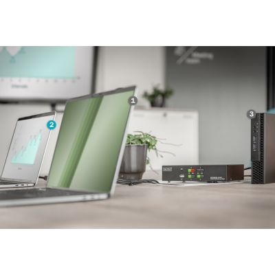 9. KVM Switch, 4-Port, Single Display, 4K, HDMI