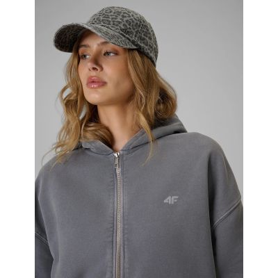 5. Women's oversize sweatshirt with hood 4F 4FRSS26TSWSF3189-27S