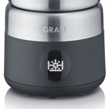 Graef MS802 Automatic Milk Frother/Warmer Black, Stainless Steel