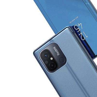 6. Clear View Case cover for Xiaomi Redmi 11A / Poco C55 / Redmi 12C flip case black