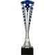 5. Silver and blue plastic cup