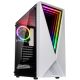Gaming Case, Kolink VOID WHITE Midi Tower Case, white