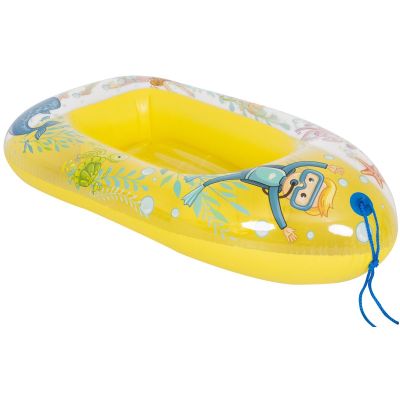 32. INFLATABLE BOAT FOR SWIMMING 112x70CM 37593 YELLOW