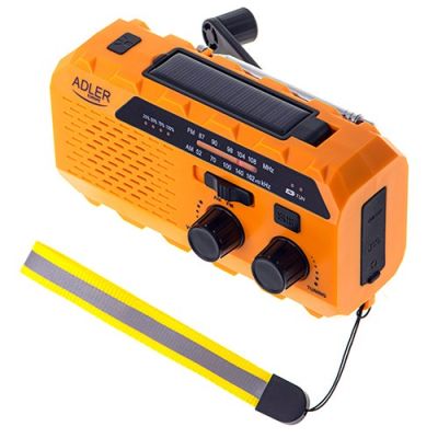 Adler Hand Crank Solar Radio