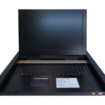 6. Inter-Tech KVM-1708 Rack Console 43.2 cm (17") 1280 x 1024 px Steel Black