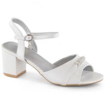 Vinceza W JAN305 silver high-heeled sandals