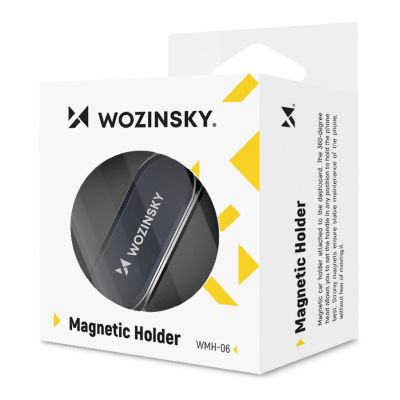 8. Wozinsky Self-Adhesive Magnetic Car Mount 360 for Dashboard Silver (WMH-06)