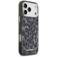 4. Karl Lagerfeld IML Leopard Pattern MagSafe Case for iPhone 17 Pro Max - Black