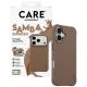 4. CARE by PanzerGlass Fashionable Samba MagSafe Case for iPhone 17 Pro - Brown