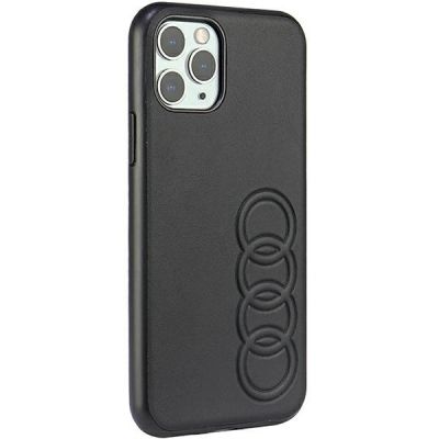 2. Audi Synthetic Leather iPhone 11 Pro 5.8" black/black hardcase AU-TPUPPCIP11-TT/D1-BK