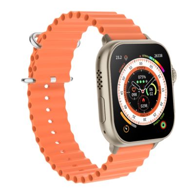 3. Men's Smartwatch RUBICON RNCF17 Titanium/Orange SMARUB269