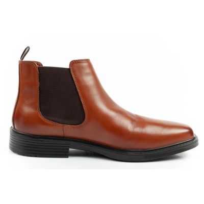 4. Skechers men's shoes Chelsea boots Miller-Boris elegant leather brown