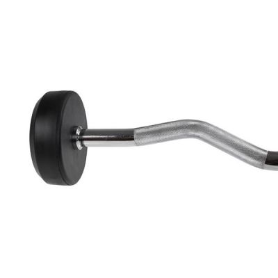 20. Rubber-coated barbell/curl bar 20 kg HMS GSL-20