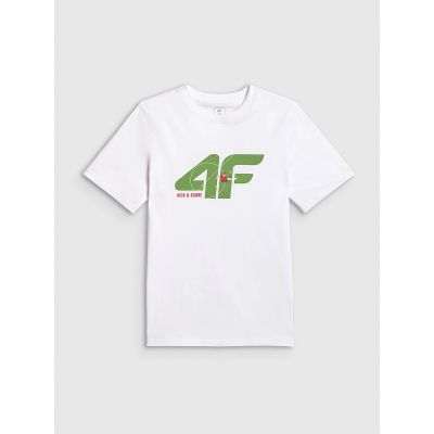 6. Boy's cotton T-shirt 4F 4FJRSS26TTSHM4280-10S
