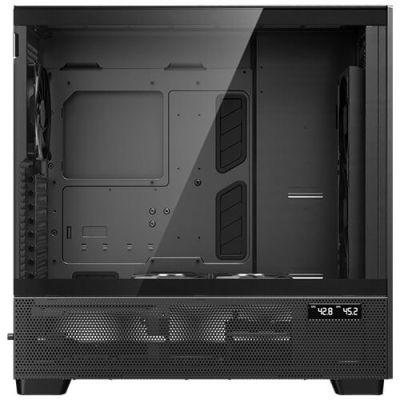 8. Antec FLUX PRO Full Tower Black, Wood