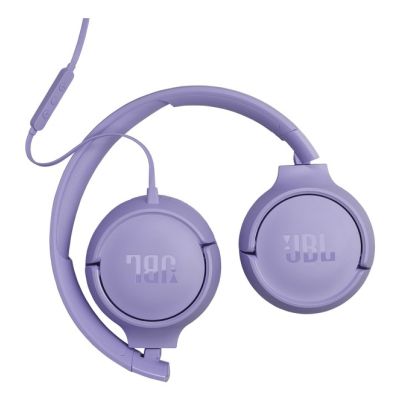6. JBL Tune520C USB-C Purple On-Ear Headphones