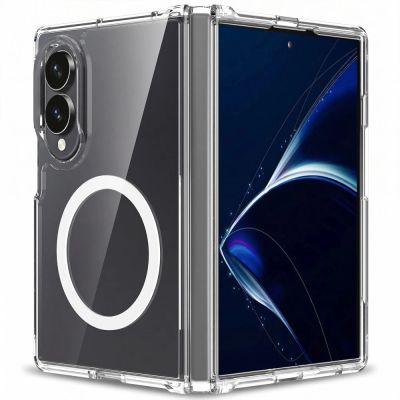 Tech-Protect FlexAir Hybrid MagSafe Case for Samsung Galaxy Z Fold 8 - Transparent