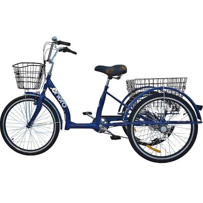 11. 3-WHEEL BIKE 24 NAVY BLUE SHIMANO -7 SPEED LOWER FRAME 1060965